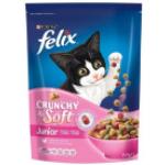 Felix Katzenfutter Crunchy & Soft Katzenfutter nass mit Huhn 