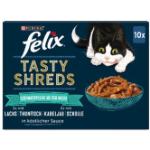 Felix Tasty Shreds Geschmacksvielfalt aus dem Wasser 10 x 80 g