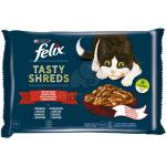 Felix Tasty Shreds Geschmacksvielfalt vom Land in Sauce 4 x 80 g