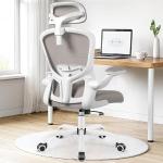 Reduzierte Graue Ergonomische Bürostühle & orthopädische Bürostühle  klappbar 