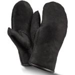 Schwarze Lederhandschuhe aus Lammfell für Herren Größe 1 