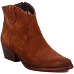 Hellbraune Felmini Cowboy-Boots & Cowboystiefeletten aus Leder für Damen Größe 39 