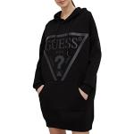 Felpa donna Guess Alisa long hooded sweatshirt con cappuccio nero ES23GU06 V2YQ12K7UW2 XL