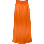 Reduzierte Orange Maxi Maxiröcke aus Seide für Damen Größe M 