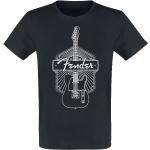 Fender Monoline Guitar T-Shirt schwarz