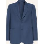 Reduzierte Blaue Fendi Businesskleidung mit Schulterpolstern mit Reißverschluss aus Wolle für Herren Übergröße 