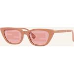 Pinke Fendi Cateye Sonnenbrillen aus Kunststoff für Herren 