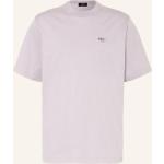 Reduzierte Helllilane Fendi T-Shirts Metallic aus Baumwolle für Herren Größe XL 