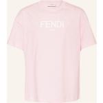 Rosa Fendi T-Shirts Metallic aus Baumwolle für Damen 