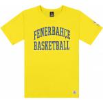 Kurzärmelige Fenerbahce T-Shirts mit Basketball-Motiv aus Baumwolle für Herren Größe S 