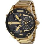 FENKOO Männer Uhrquarz wasserdichte Sport-Uhr-Kalender echtem Edelstahl Armbanduhr montre reloj relogio (Gold)