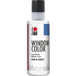 Weiße Marabu Fensterfarben 