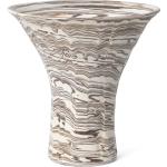 Braune Skandinavische Ferm Living Blend Nachhaltige Große Vasen aus Stein 