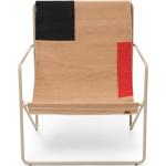 Reduzierte Hellbeige Moderne Ferm Living Block Nachhaltige Loungestühle pulverbeschichtet Outdoor Breite 50-100cm, Höhe 50-100cm, Tiefe 50-100cm 