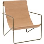 Reduzierte Sandfarbene Moderne Ferm Living Nachhaltige Loungestühle pulverbeschichtet Outdoor Breite 50-100cm, Höhe 50-100cm, Tiefe 50-100cm 