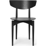 Reduzierte Schwarze Skandinavische Nachhaltige Holzstühle aus Massivholz Breite 0-50cm, Höhe 50-100cm, Tiefe 0-50cm 