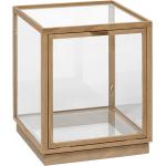 Hellbraune Moderne Ferm Living Nachhaltige Glasvitrinen aus Glas Breite 0-50cm, Höhe 0-50cm, Tiefe 0-50cm 