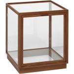 Hellbraune Moderne Ferm Living Nachhaltige Glasvitrinen Gebeizte aus Glas Breite 0-50cm, Höhe 0-50cm, Tiefe 0-50cm 