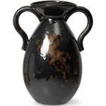 Schwarze 49 cm Ferm Living Nachhaltige Bodenvasen & Vasen für Pampasgras 49 cm aus Keramik 