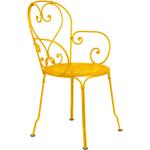Gelbe Fermob 1900 Gartenstühle Metall aus Polyrattan Breite 0-50cm, Höhe 0-50cm, Tiefe 0-50cm 