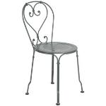 Graue Fermob 1900 Gartenstühle Metall matt aus Metall Outdoor Breite 0-50cm, Höhe 0-50cm, Tiefe 0-50cm 