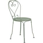 Grüne Fermob 1900 Gartenstühle Metall Matte aus Polyrattan Outdoor Breite 0-50cm, Höhe 0-50cm, Tiefe 0-50cm 