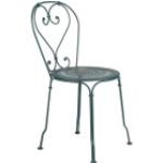 Weiße Fermob 1900 Gartenstühle Metall matt aus Metall Breite 0-50cm, Höhe 0-50cm, Tiefe 0-50cm 