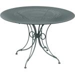 Graue Fermob 1900 Runde Runde Tische matt aus Metall Breite 100-150cm, Höhe 100-150cm, Tiefe 50-100cm 