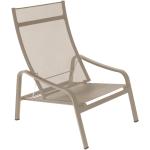 Beige Fermob Gartenstühle Metall Matte aus Polyrattan stapelbar Breite 100-150cm, Höhe 100-150cm, Tiefe 50-100cm 