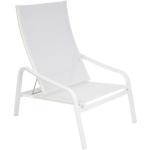 Weiße Fermob Gartenstühle Metall matt aus Polyrattan stapelbar Breite 100-150cm, Höhe 100-150cm, Tiefe 50-100cm 
