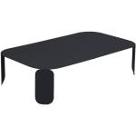 Anthrazitfarbene Fermob Rechteckige Design Tische aus Metall Breite 100-150cm, Höhe 0-50cm, Tiefe 0-50cm 
