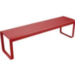 Rote Fermob Bellevie Gartenbänke & Parkbänke matt aus Metall UV-beständig Breite 150-200cm, Höhe 150-200cm, Tiefe 0-50cm 