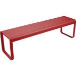 Rote Fermob Bellevie Gartenbänke & Parkbänke matt aus Metall UV-beständig Breite 150-200cm, Höhe 150-200cm, Tiefe 0-50cm 