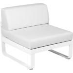Weiße Fermob Bellevie Gartenstühle Metall matt aus Polyrattan ausziehbar Breite 50-100cm, Höhe 50-100cm, Tiefe 50-100cm 