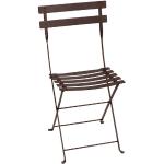 Reduzierte Braune Fermob Bistro Gartenstühle Metall aus Eisen Breite 0-50cm, Höhe 50-100cm, Tiefe 0-50cm 