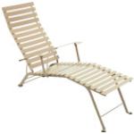 Beige Fermob Bistro Gartenstühle Metall mit Ländermotiv matt aus Metall UV-beständig Breite 100-150cm, Höhe 100-150cm, Tiefe 0-50cm 