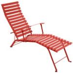 Orange Fermob Bistro Gartenstühle Metall matt aus Metall UV-beständig Breite 100-150cm, Höhe 100-150cm, Tiefe 0-50cm 