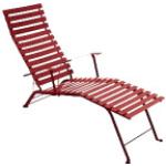 Rote Fermob Bistro Gartenstühle Metall matt aus Metall Breite 100-150cm, Höhe 100-150cm, Tiefe 0-50cm 