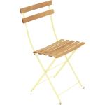 Gelbe Moderne Fermob Bistro Gartenstühle Metall lackiert aus Metall Breite 0-50cm, Höhe 0-50cm, Tiefe 0-50cm 