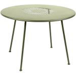Grüne Fermob Runde Design Tische aus Metall Breite 100-150cm, Höhe 100-150cm, Tiefe 50-100cm 