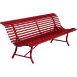 Rote Fermob Gartenbänke & Parkbänke matt aus Metall Breite 150-200cm, Höhe 200-250cm, Tiefe 50-100cm 