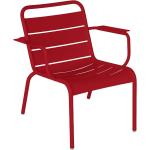 Rote Fermob Luxembourg Gartenstühle Metall Matte aus Polyrattan Breite 50-100cm, Höhe 50-100cm, Tiefe 50-100cm 