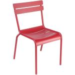 Rote Fermob Luxembourg Gartenstühle Metall matt aus Polyrattan mit Armlehne Breite 50-100cm, Höhe 50-100cm, Tiefe 50-100cm 