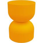 Gelbe Fermob Sitzhocker aus Aluminium mit Stauraum Höhe 0-50cm 