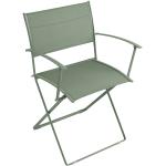 Grüne Fermob Plein Air Gartenstühle Metall Matte aus Polyrattan Outdoor Breite 0-50cm, Höhe 0-50cm, Tiefe 0-50cm 