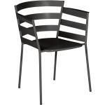 Schwarze Fermob Gartenstühle Metall aus Polyrattan Outdoor Breite 50-100cm, Höhe 50-100cm, Tiefe 50-100cm 