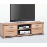 Braune Moderne Homedreams TV-Lowboards & Fernsehtische Geölte aus Massivholz Breite 150-200cm, Höhe 50-100cm, Tiefe 0-50cm 