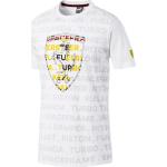 Weiße Puma Ferrari T-Shirts aus Baumwolle für Herren Größe S 