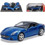 Blaue Bburago Ferrari California Modellautos & Spielzeugautos aus Metall 