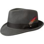 Fescher Hut aus Wollfilz Stetson Trilby Woolfelt — Silver - M